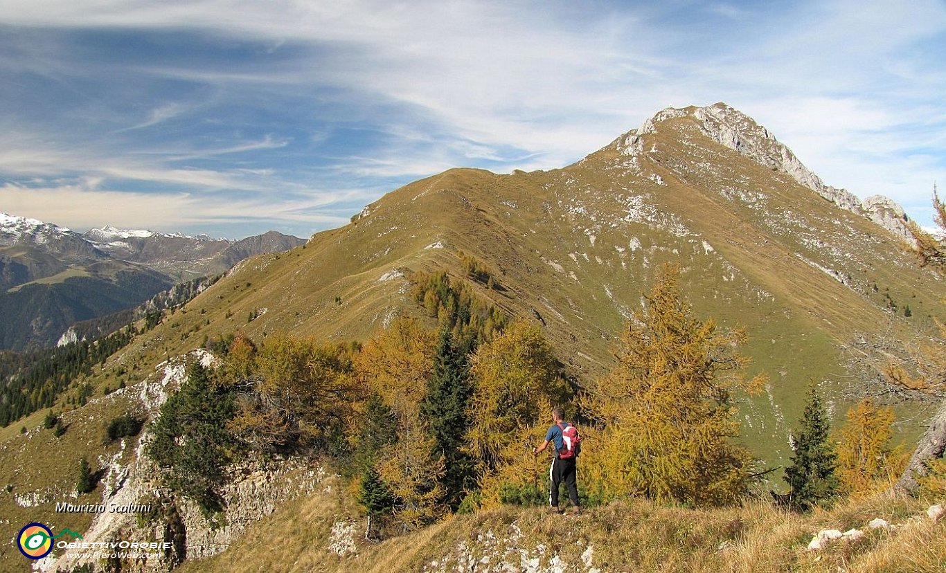 51Torno a valle, ammirando il Monte Secco....JPG